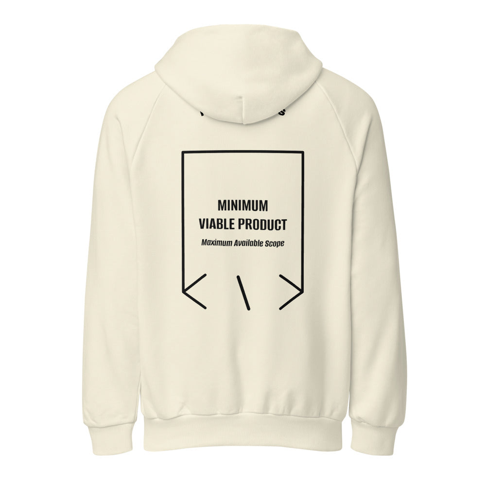 Minimum Viable Product — Cream Black back mockup