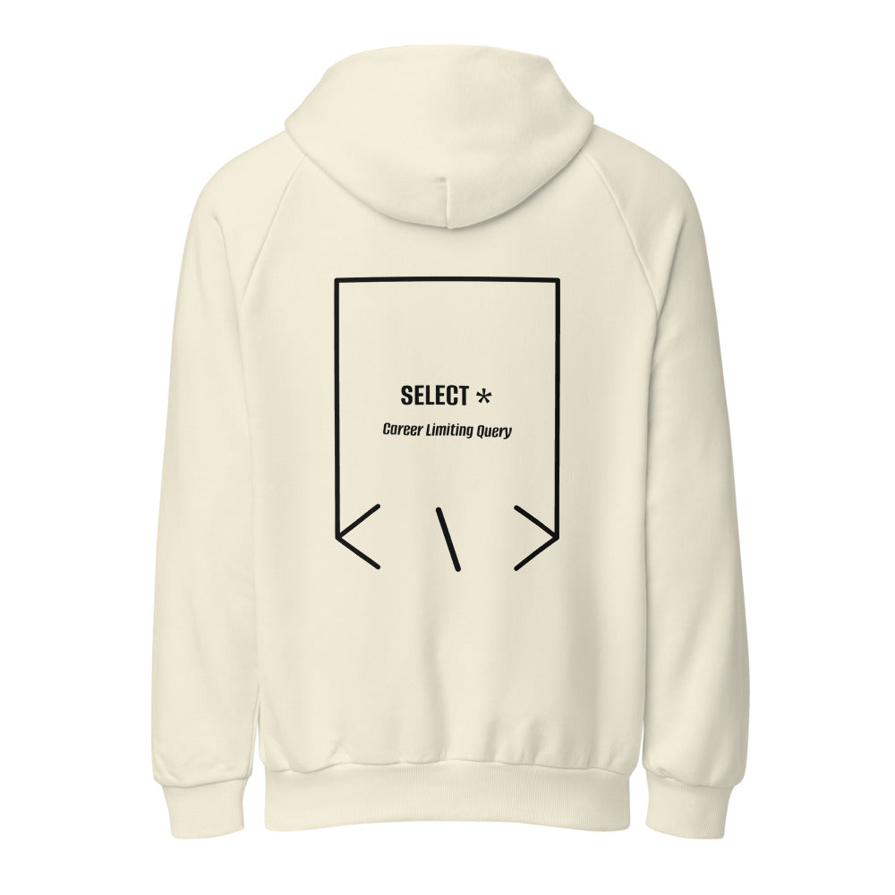 SELECT * — Cream Black back mockup