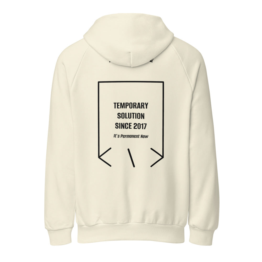 Temporary Solution Since 2017 — Cream Black back mockup
