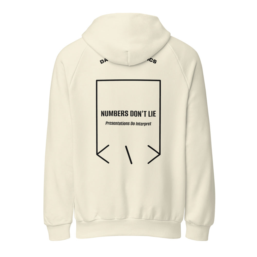 Numbers Don't Lie — Cream Black back mockup
