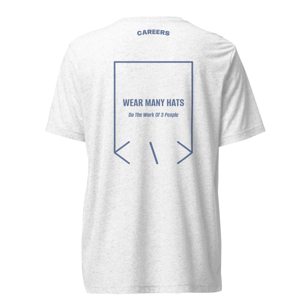 Wear Many Hats — secondary back mockup