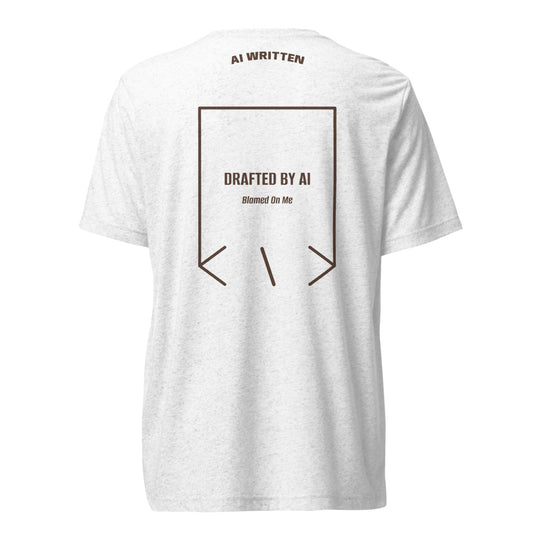 Drafted By AI — secondary back mockup