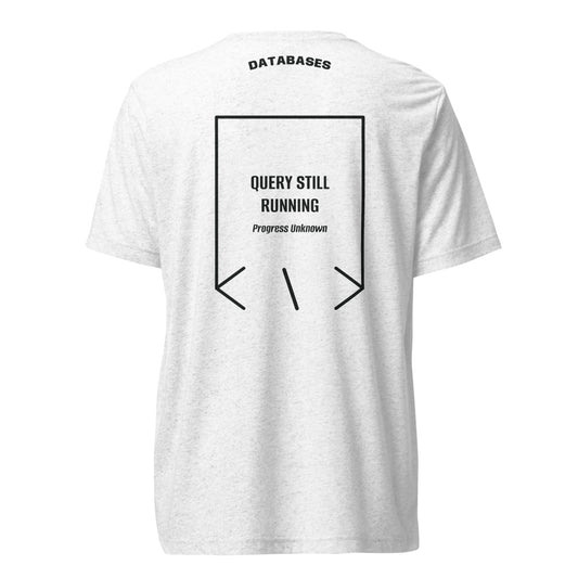 Query Still Running — secondary back mockup