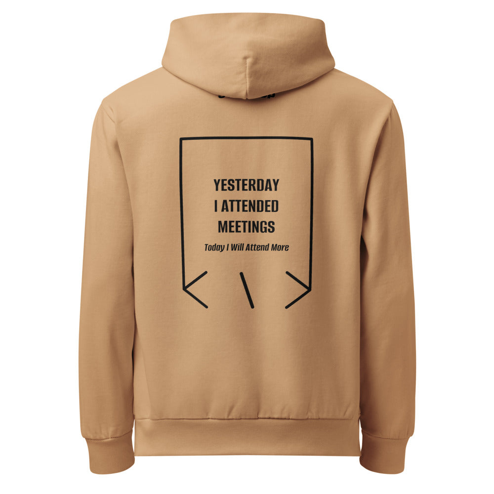 Yesterday I Attended Meetings — Pigment Burro Black back mockup