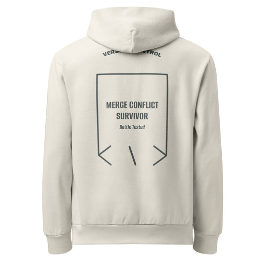 Merge Conflict Survivor — secondary back mockup