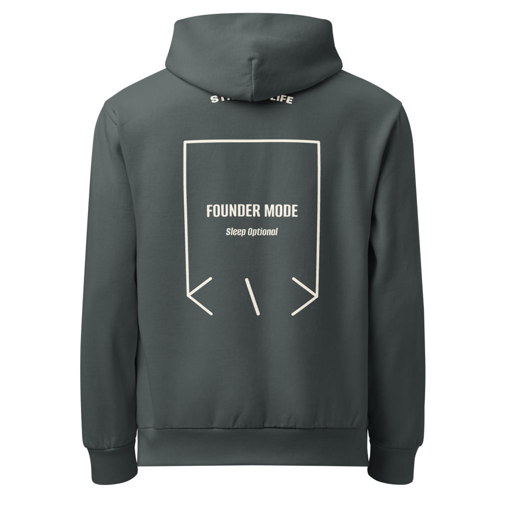 Founder Mode — secondary back mockup