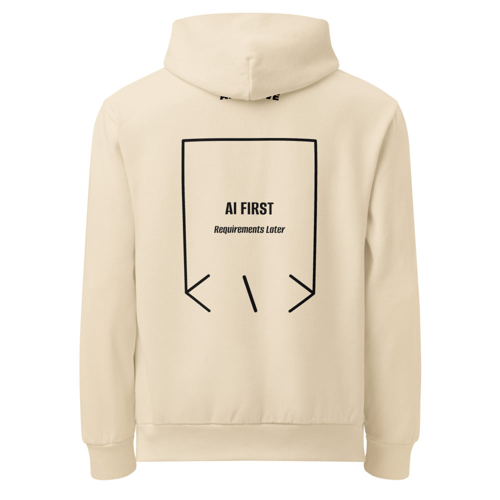 AI First — secondary back mockup