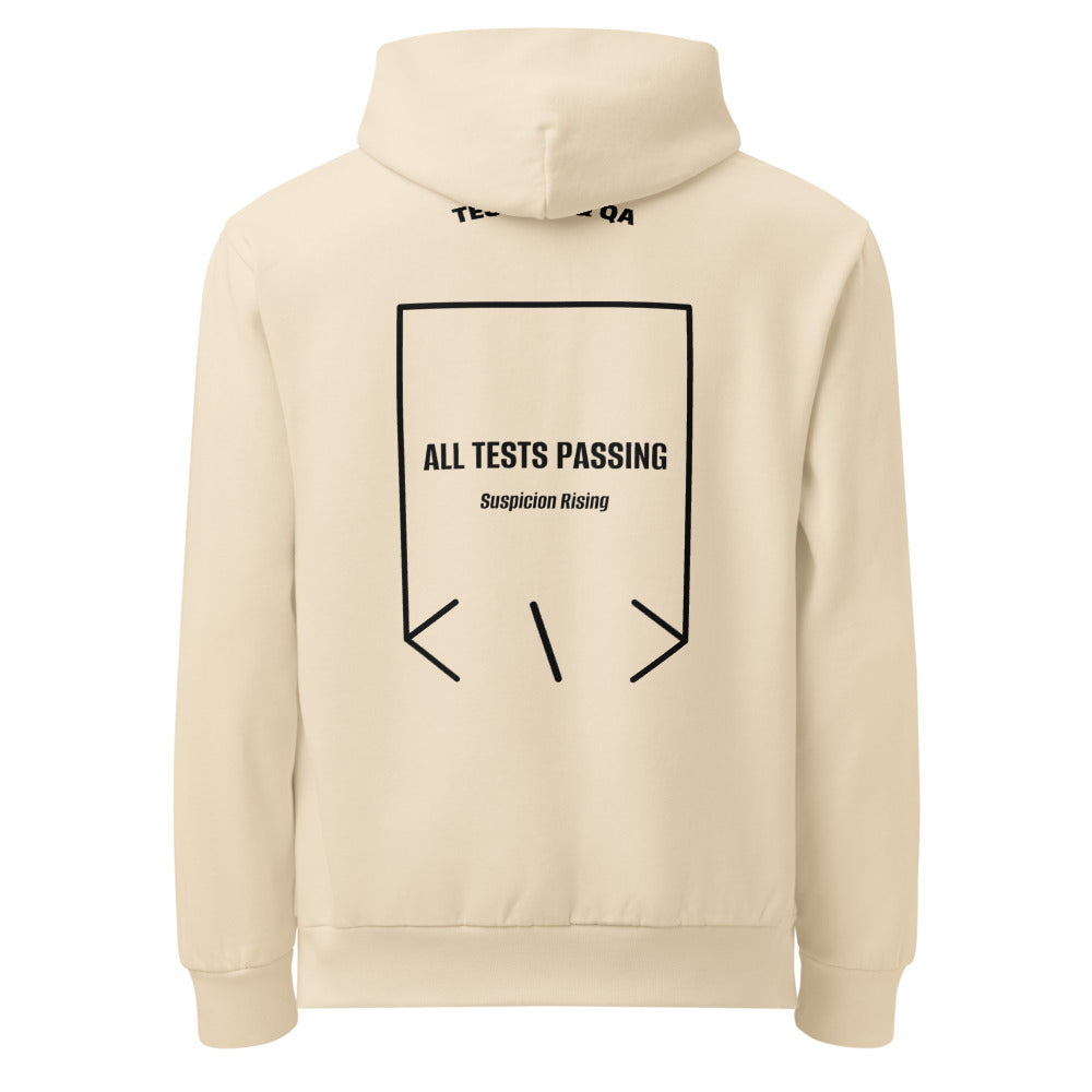 All Tests Passing — secondary back mockup
