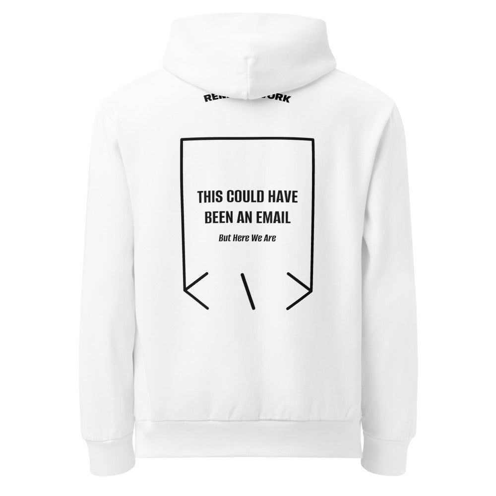 This Could Have Been An Email — White Black back mockup