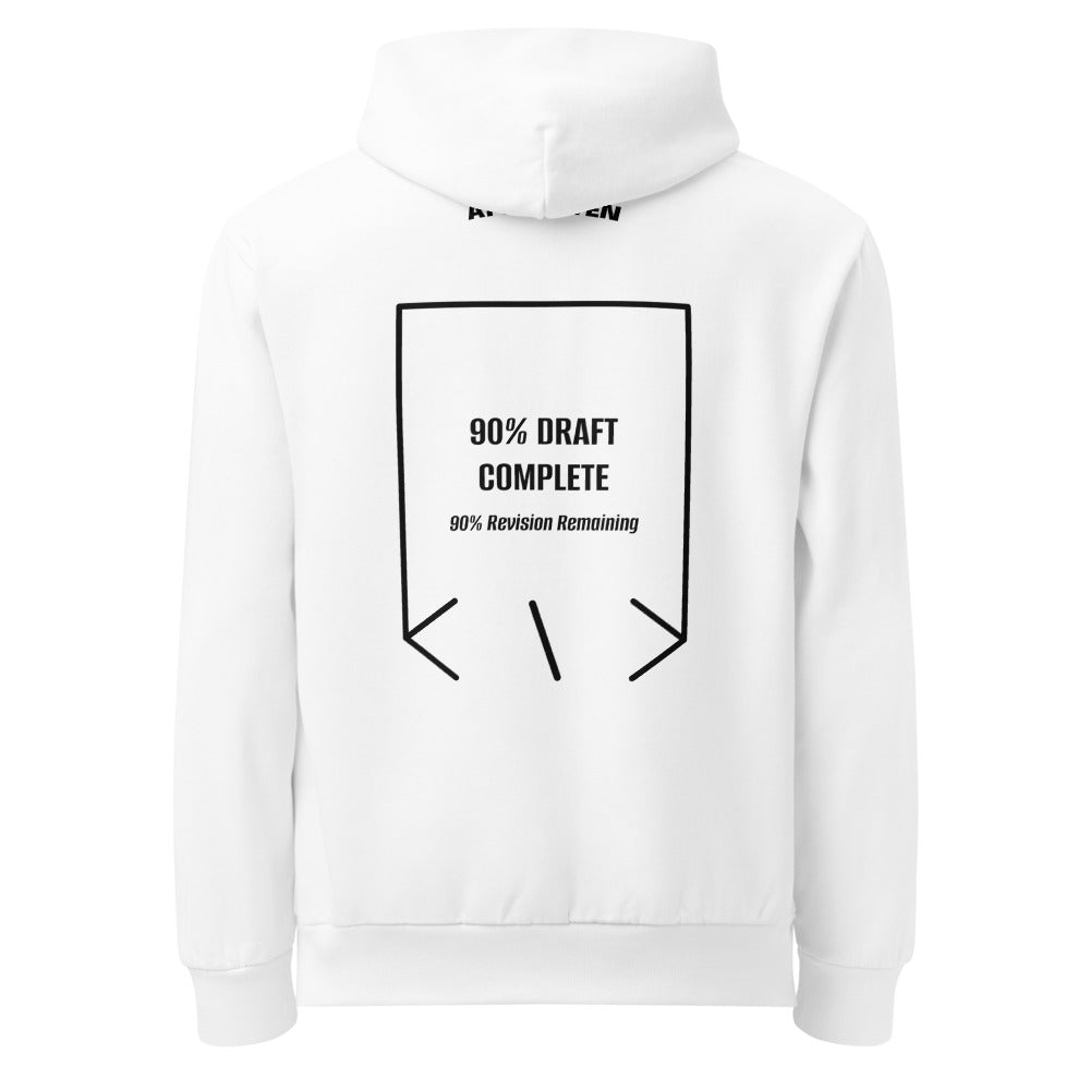 90% Draft Complete — secondary back mockup