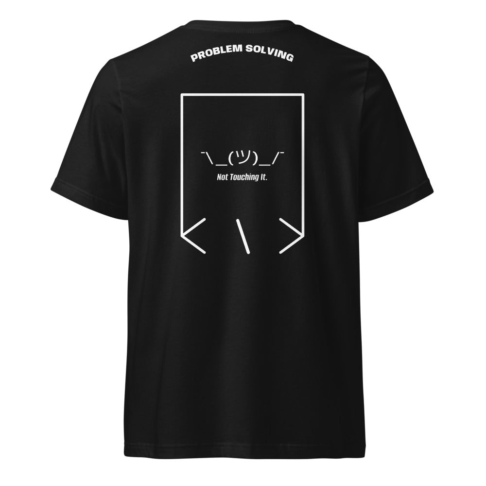 ¯\_(ツ)_/¯ — Black White back mockup