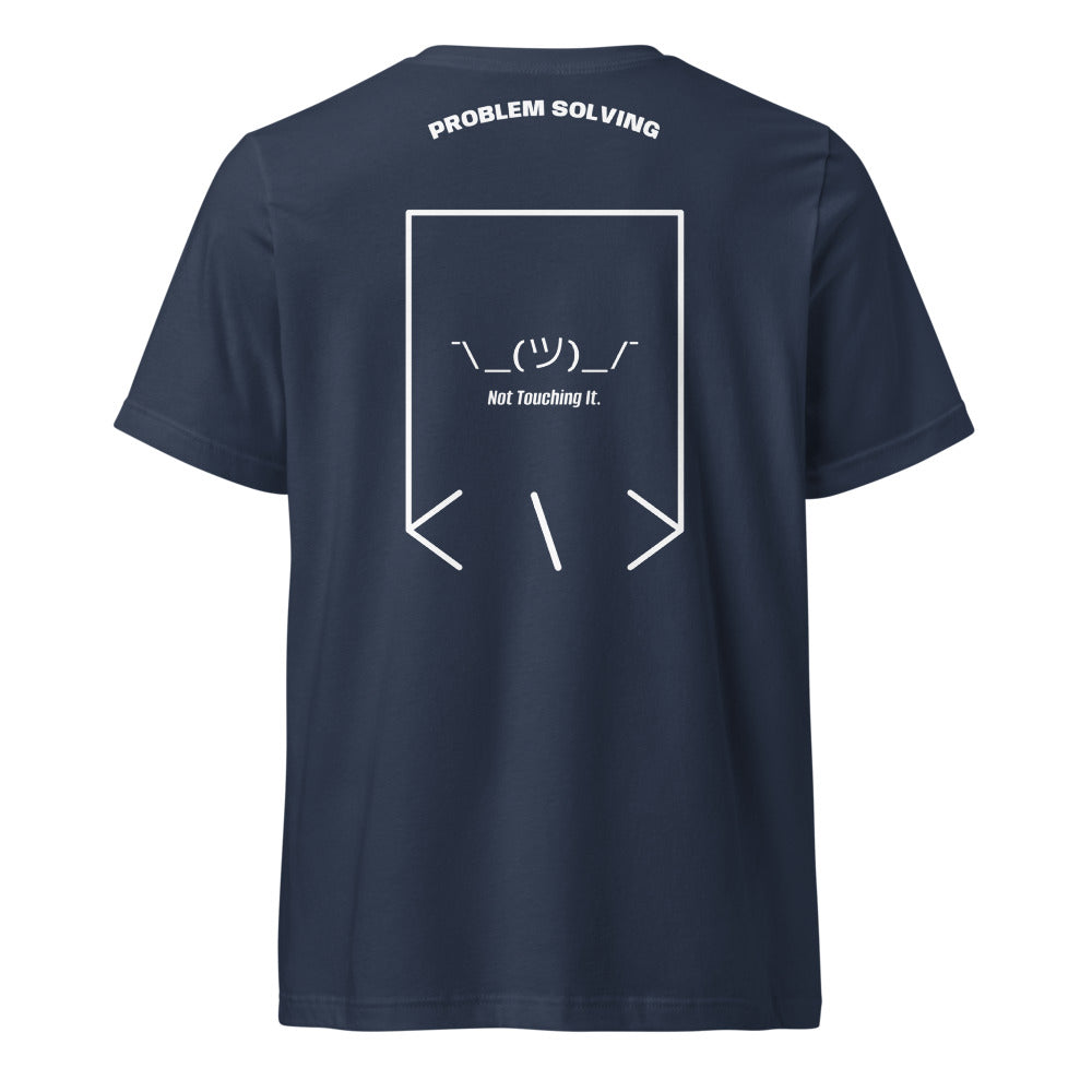 ¯\_(ツ)_/¯ — Navy White back mockup