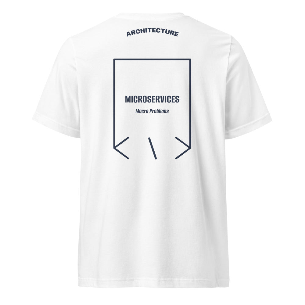 Microservices — White Navy back mockup