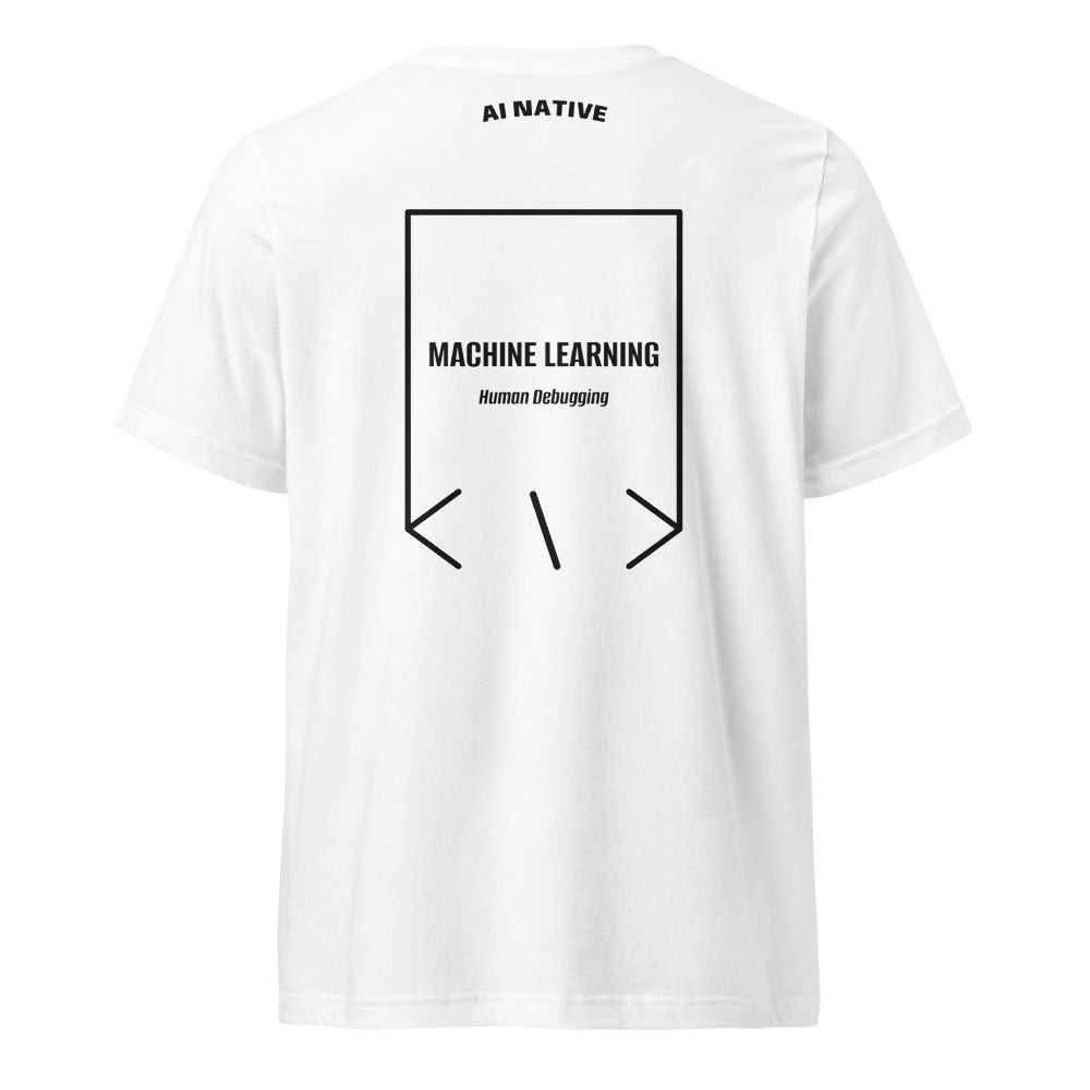 Machine Learning — White Black back mockup