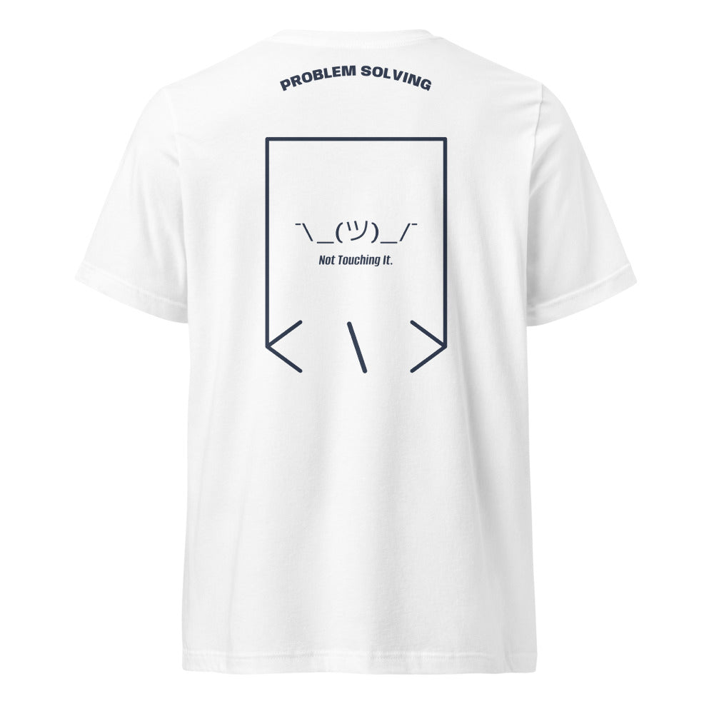 ¯\_(ツ)_/¯ — White Navy back mockup