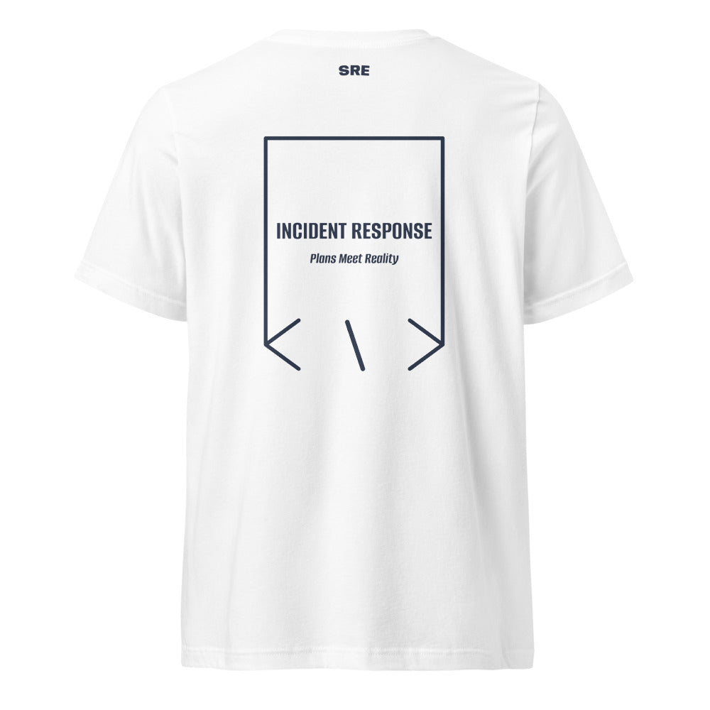 Incident Response — White Navy back mockup