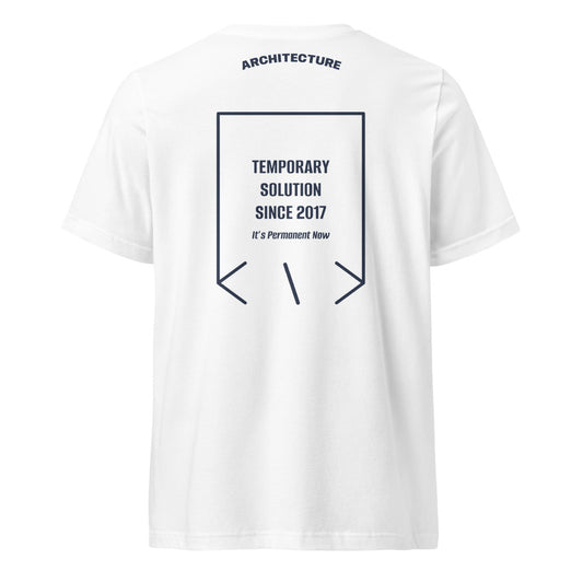 Temporary Solution Since 2017 — secondary back mockup