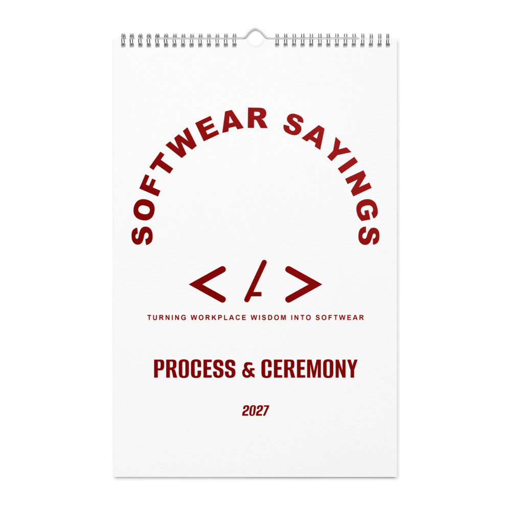 Process & Ceremony — Maroon cover mockup