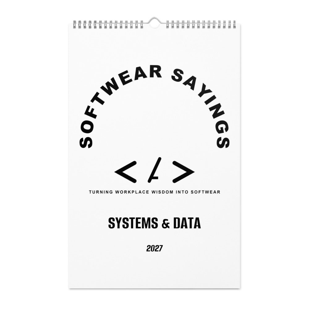 Systems & Data — Black cover mockup