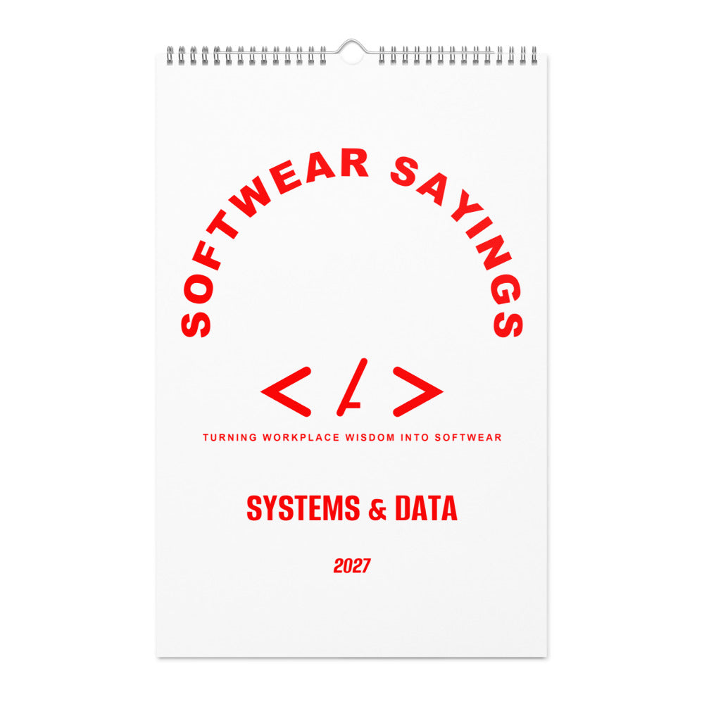 Systems & Data — Red cover mockup