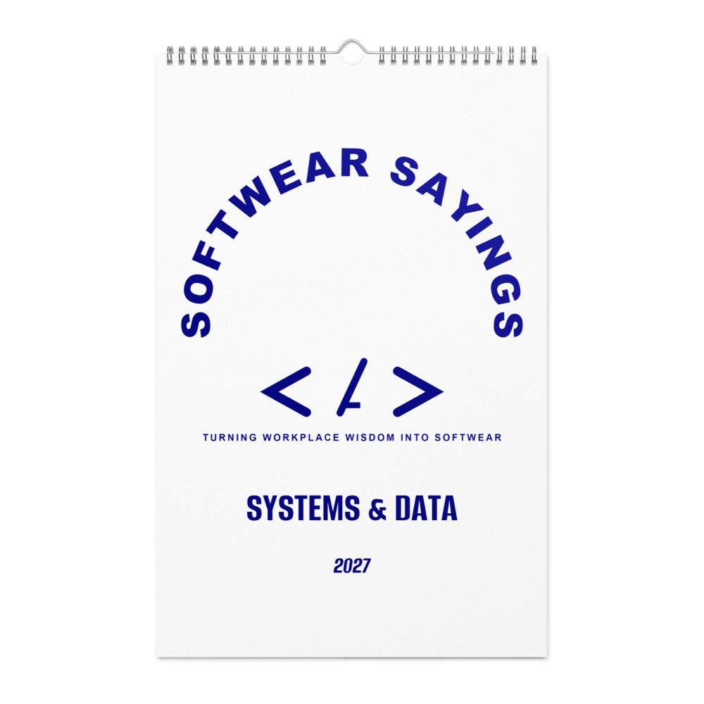 Systems & Data — Navy cover mockup
