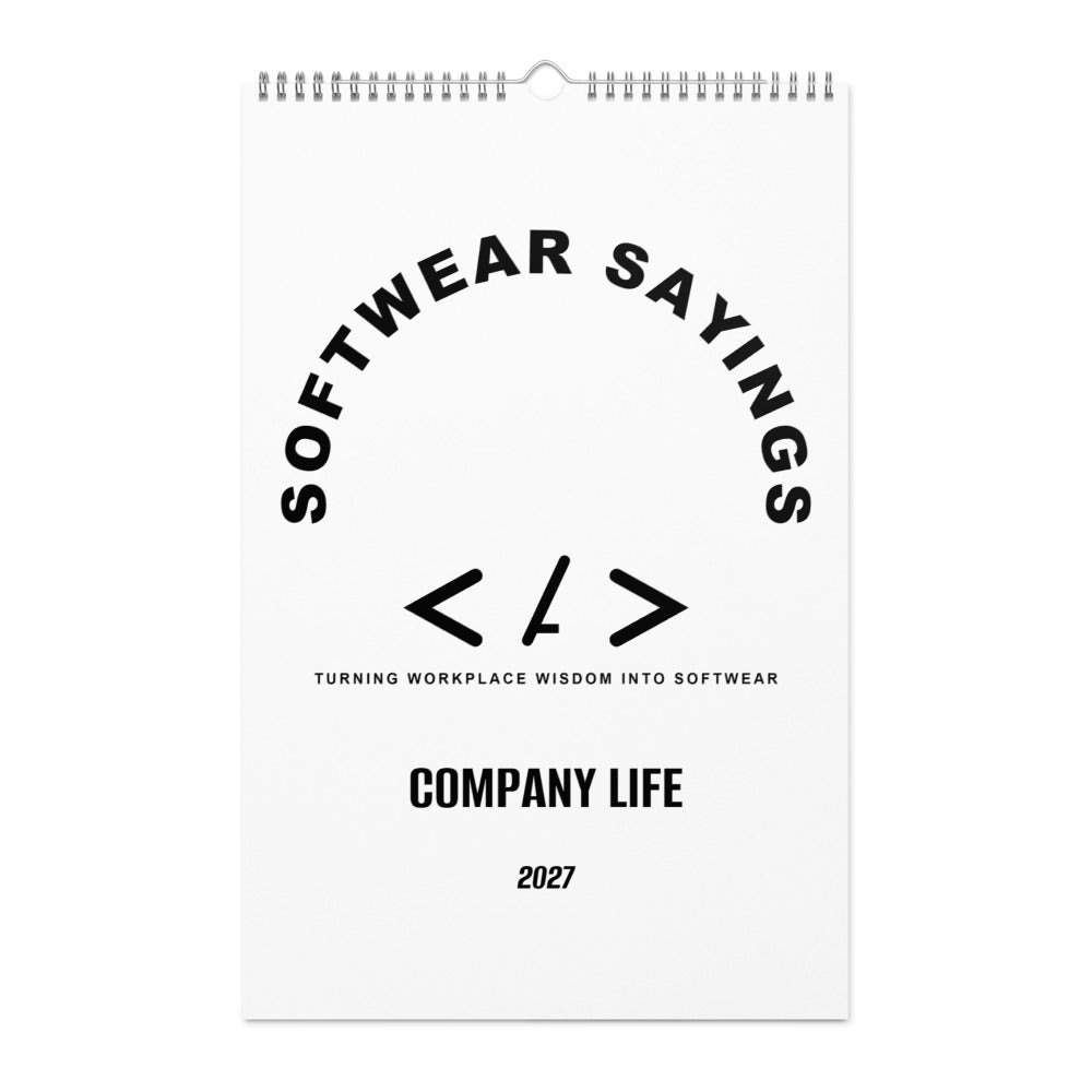 Company Life — Black cover mockup