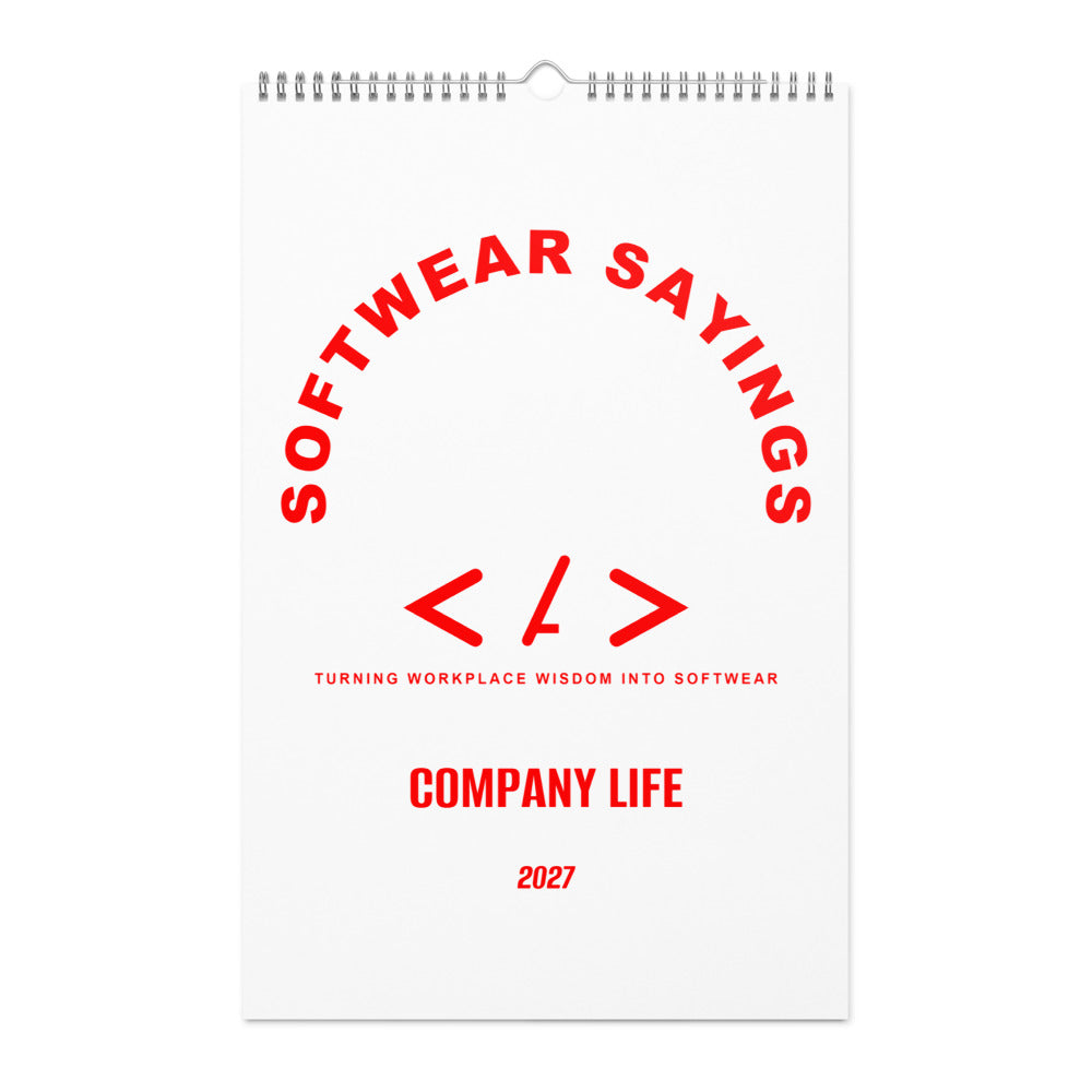 Company Life — Red cover mockup