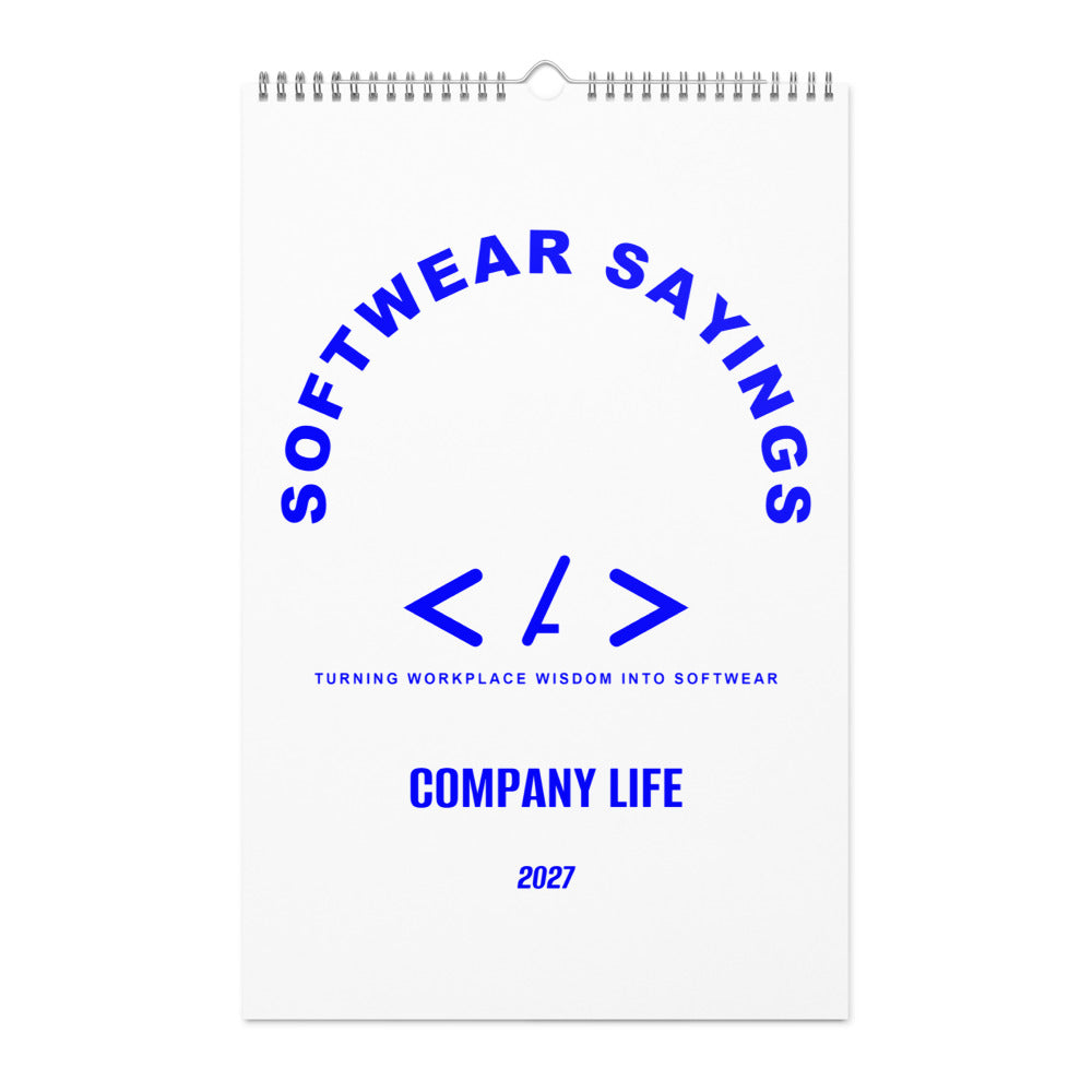 Company Life — Blue cover mockup