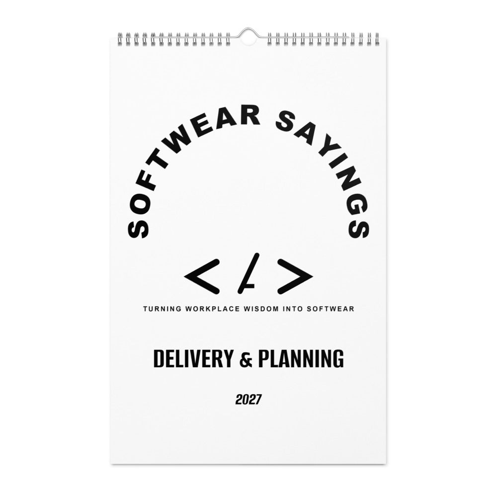 Delivery & Planning — Black cover mockup