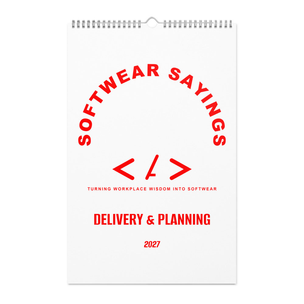 Delivery & Planning — Red cover mockup