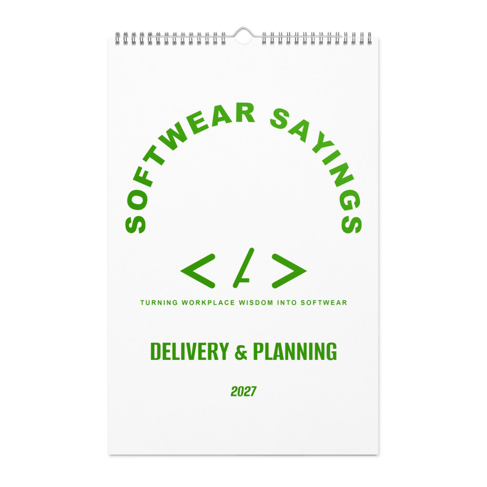 Delivery & Planning — Green cover mockup