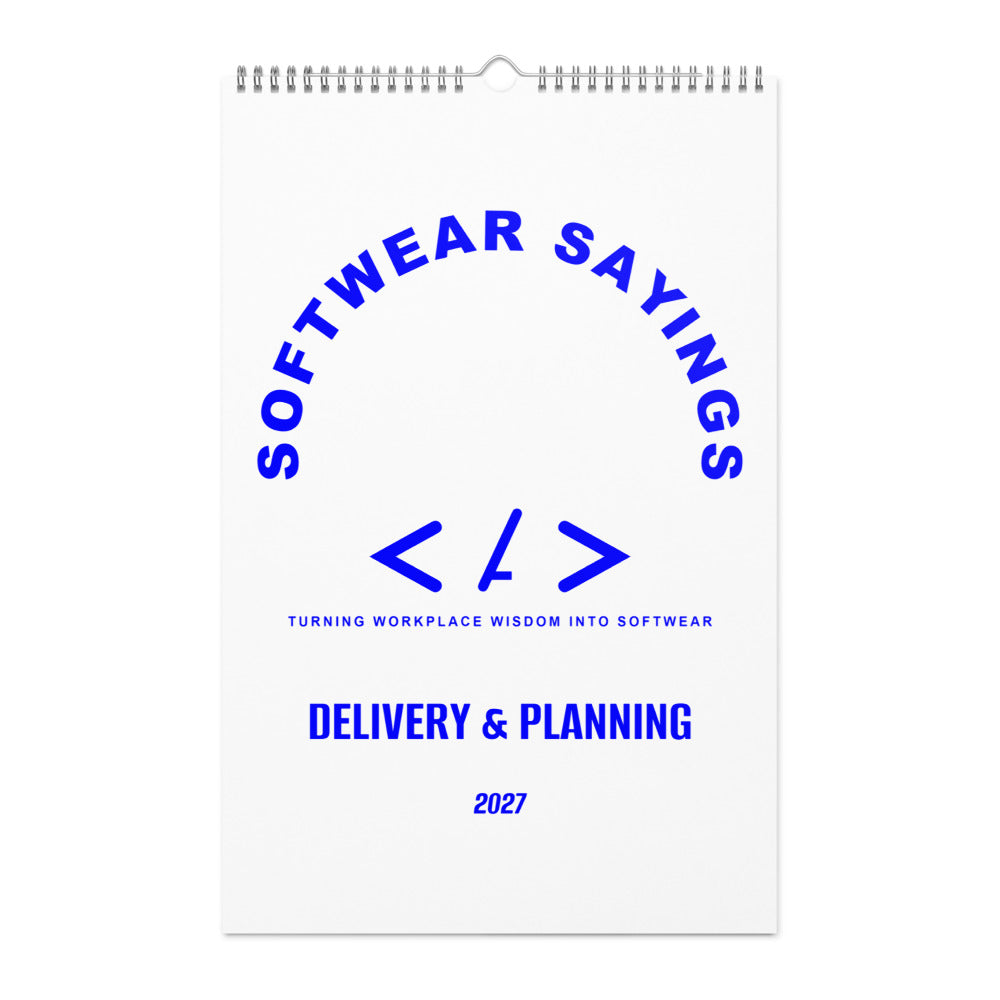 Delivery & Planning — Blue cover mockup