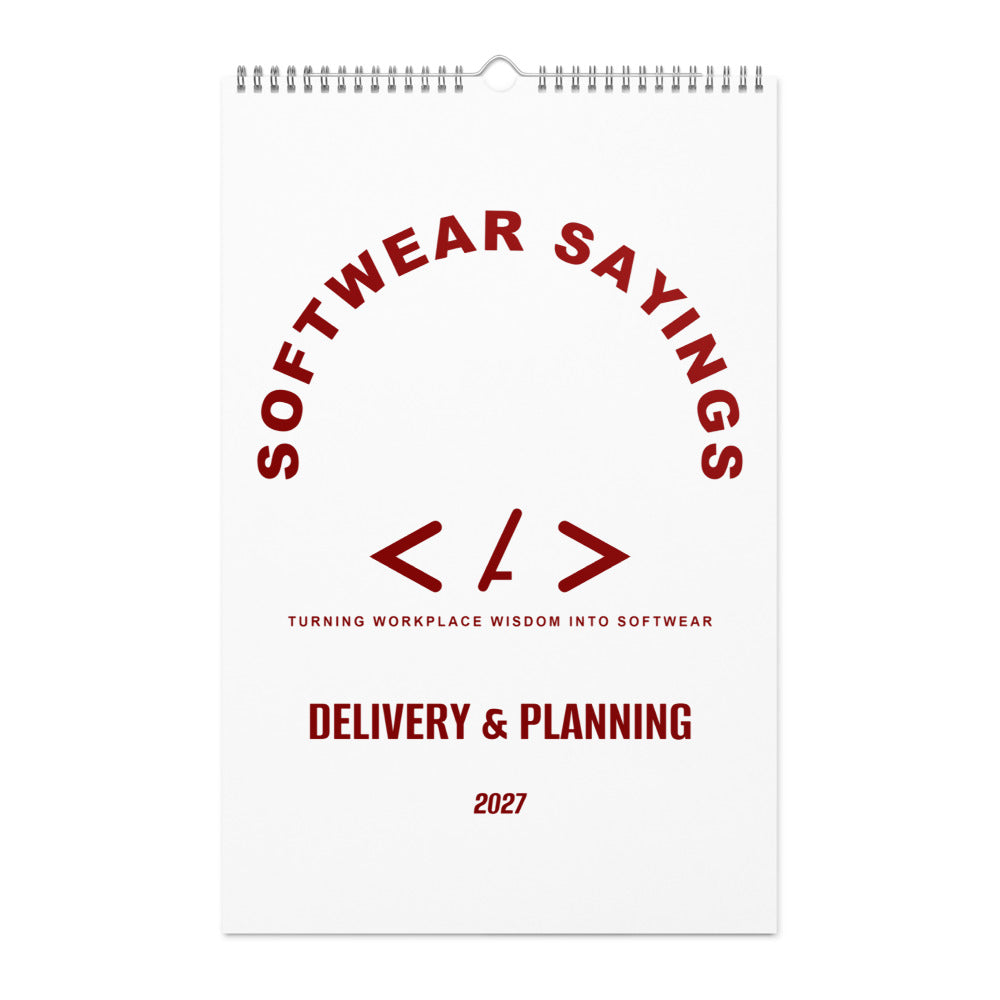 Delivery & Planning — Maroon cover mockup