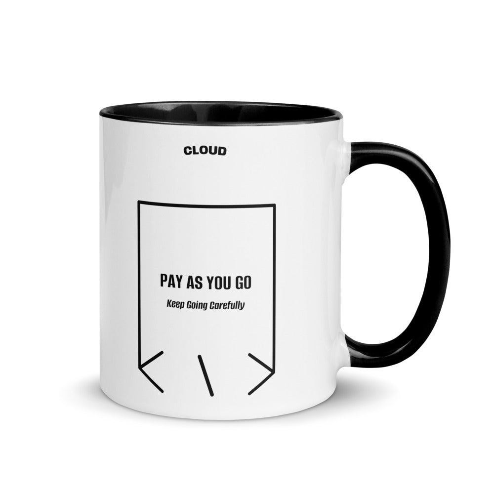 Pay As You Go — Black Black back mockup (11 oz)