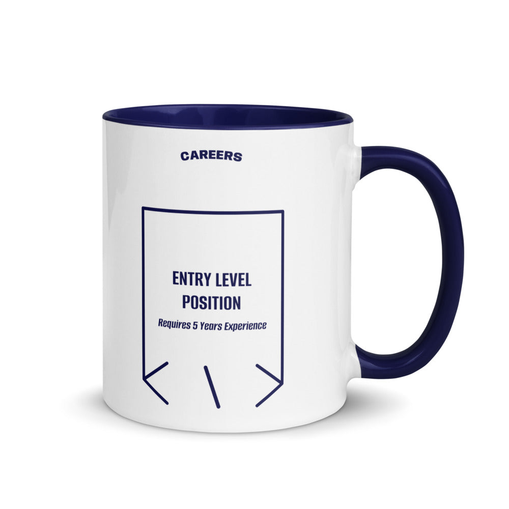 Entry Level Position — Dark Blue Dark Blue back mockup (11 oz)