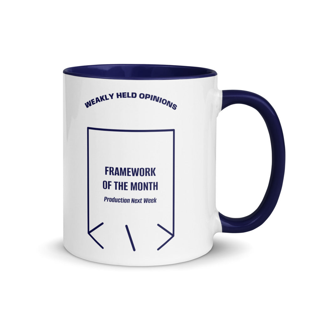 Framework Of The Month — Dark Blue Dark Blue back mockup (11 oz)