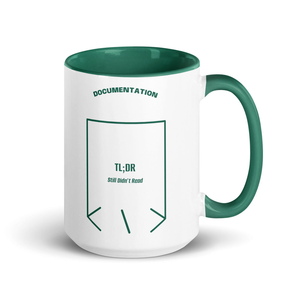 TL;DR — Dark Green Dark Green back mockup (15 oz)