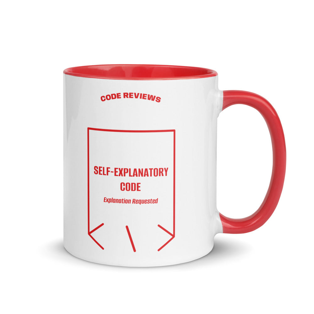 Self-Explanatory Code — secondary back mockup