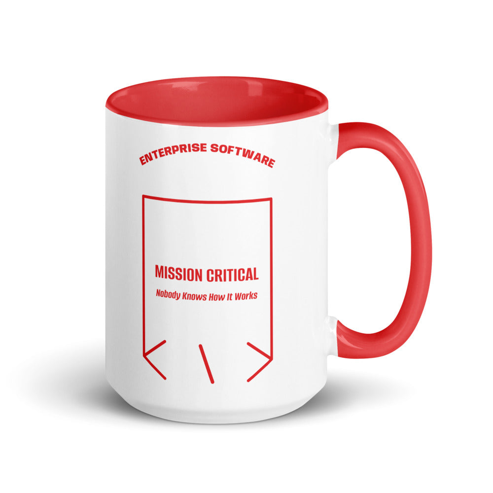 Mission Critical — Red Red back mockup (15 oz)