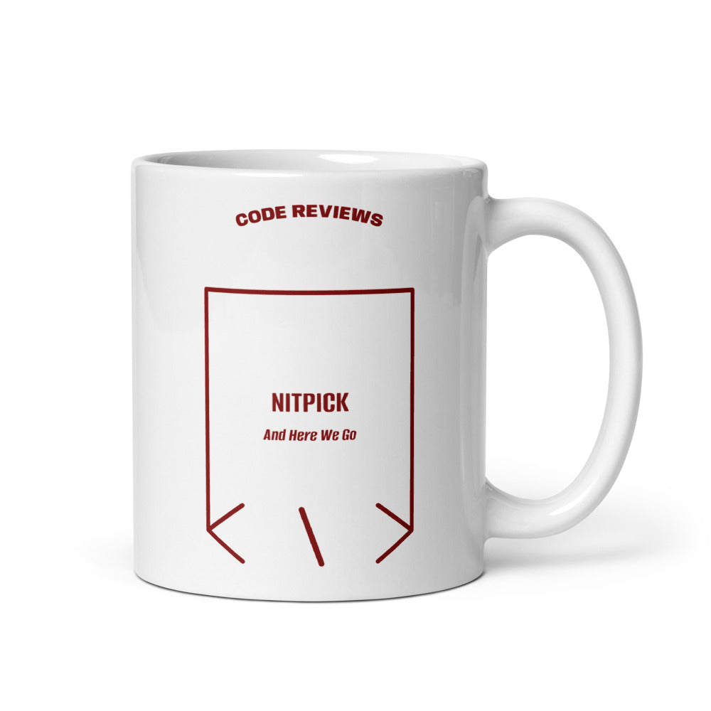 Nitpick — White Maroon back mockup (11 oz)