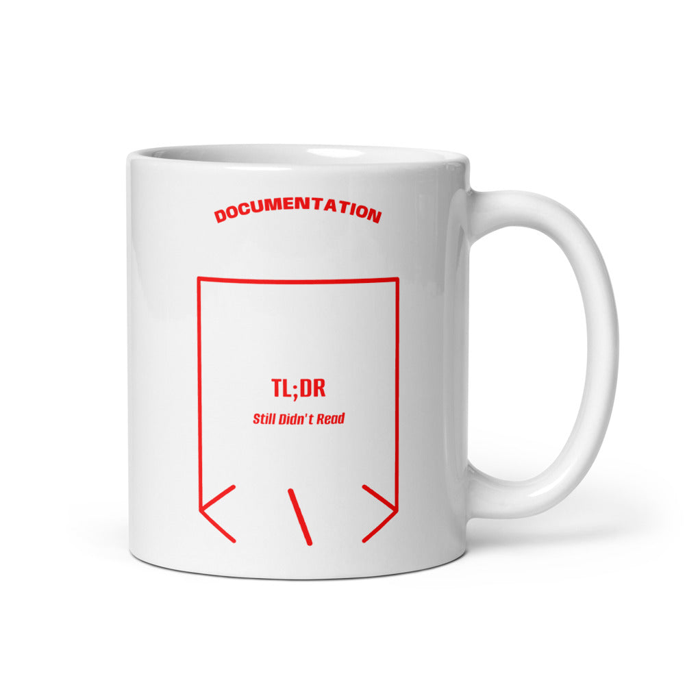 TL;DR — White Red back mockup (11 oz)