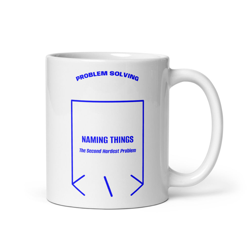 Naming Things — White Blue back mockup (11 oz)