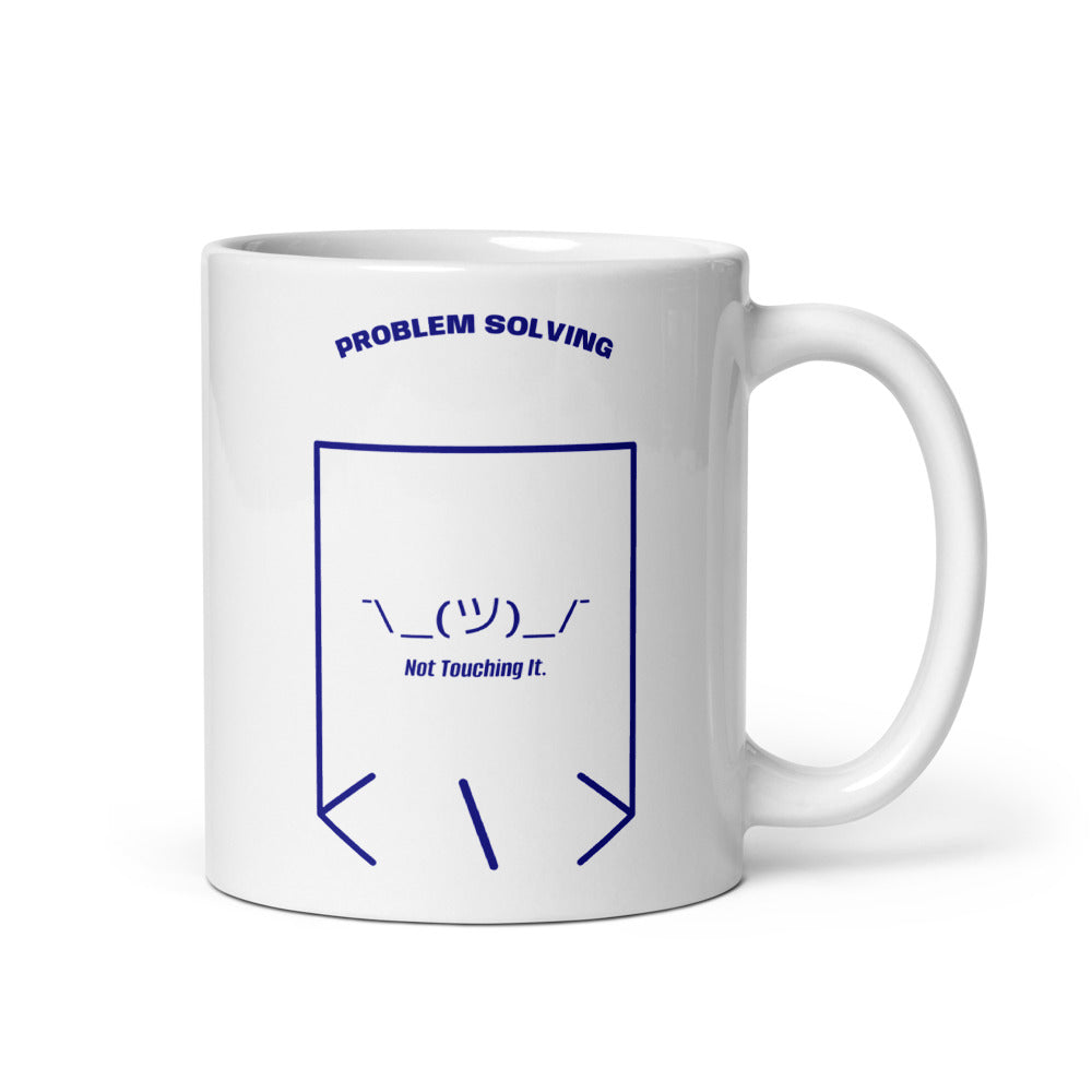 ¯\_(ツ)_/¯ — White Navy back mockup (11 oz)