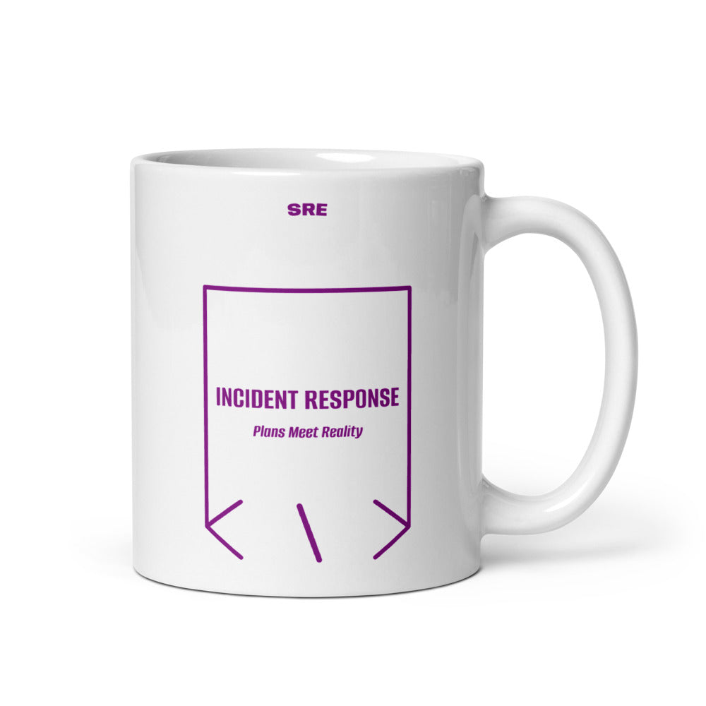 Incident Response — White Purple back mockup (11 oz)