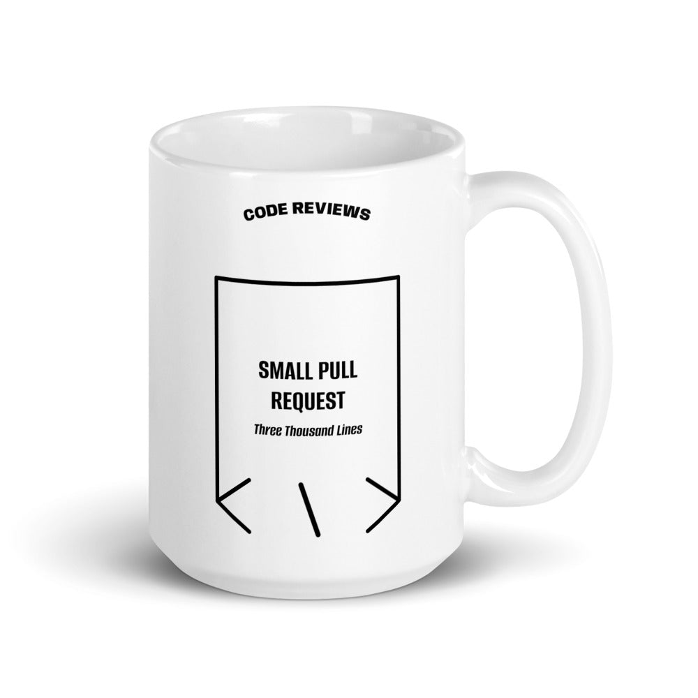 Small Pull Request — White Black back mockup (15 oz)