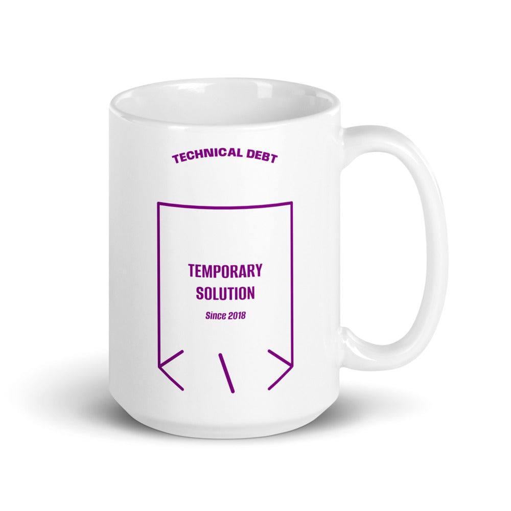 Temporary Solution — White Purple back mockup (15 oz)