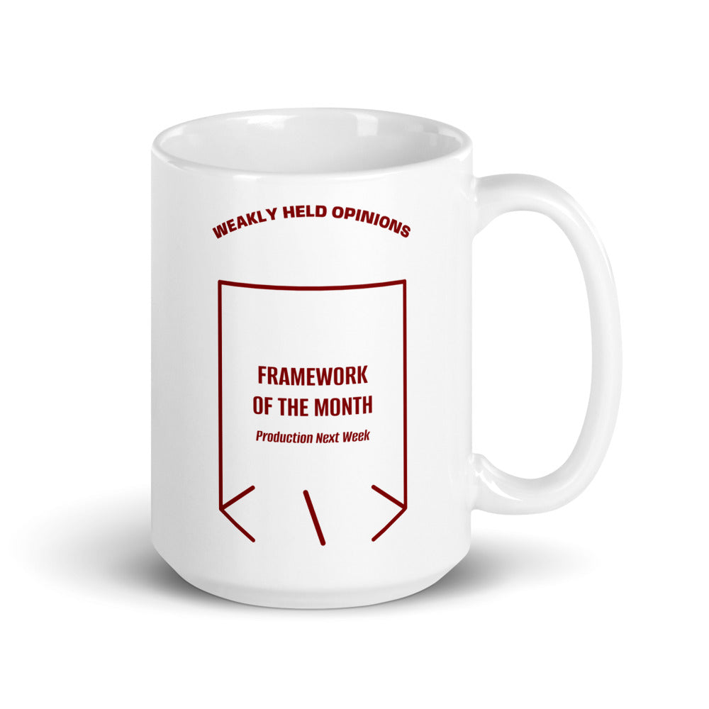 Framework Of The Month — White Maroon back mockup (15 oz)