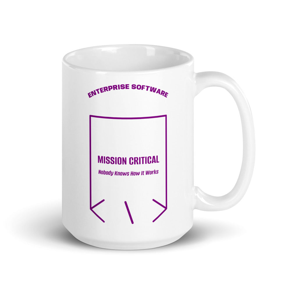 Mission Critical — White Purple back mockup (15 oz)