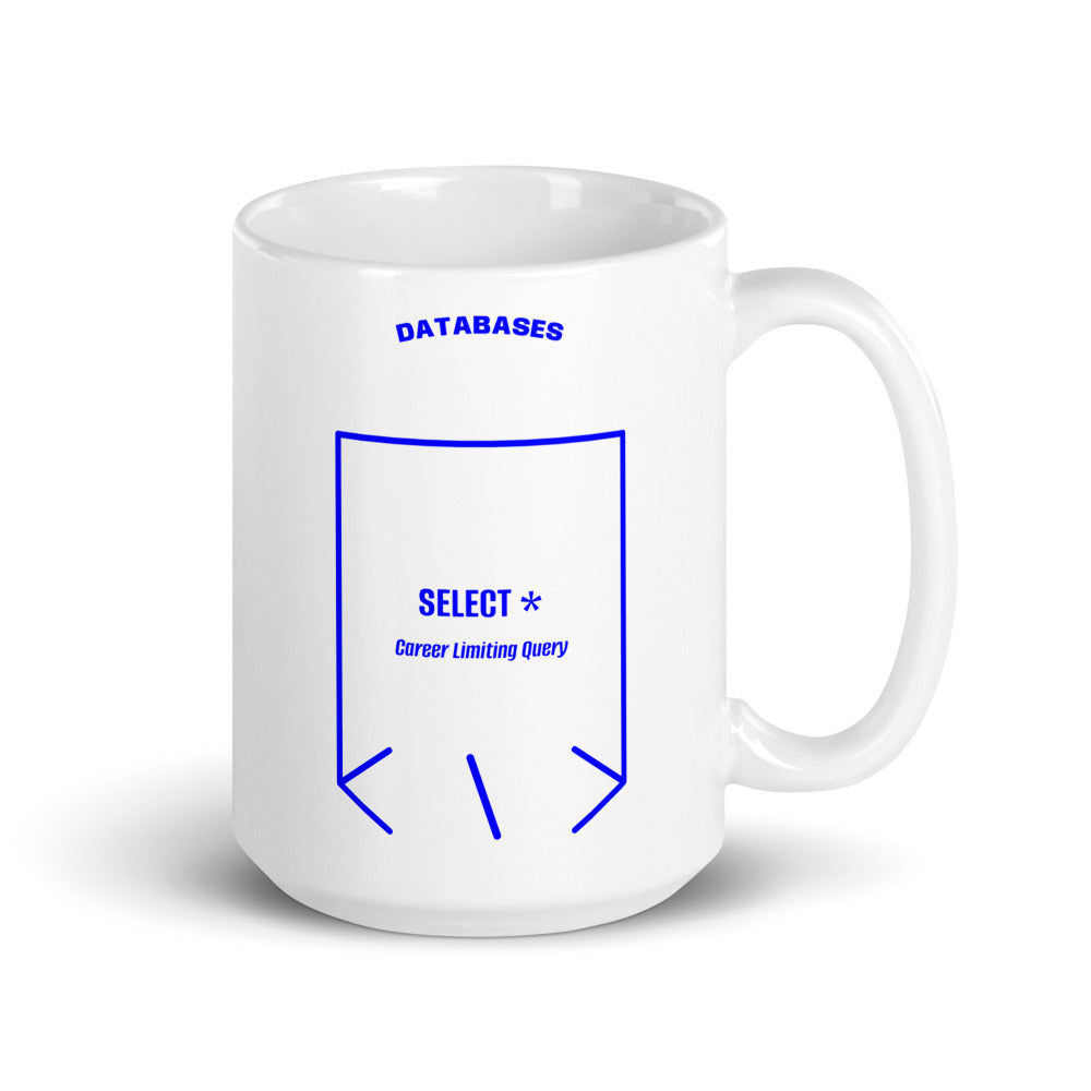 SELECT * — White Blue back mockup (15 oz)