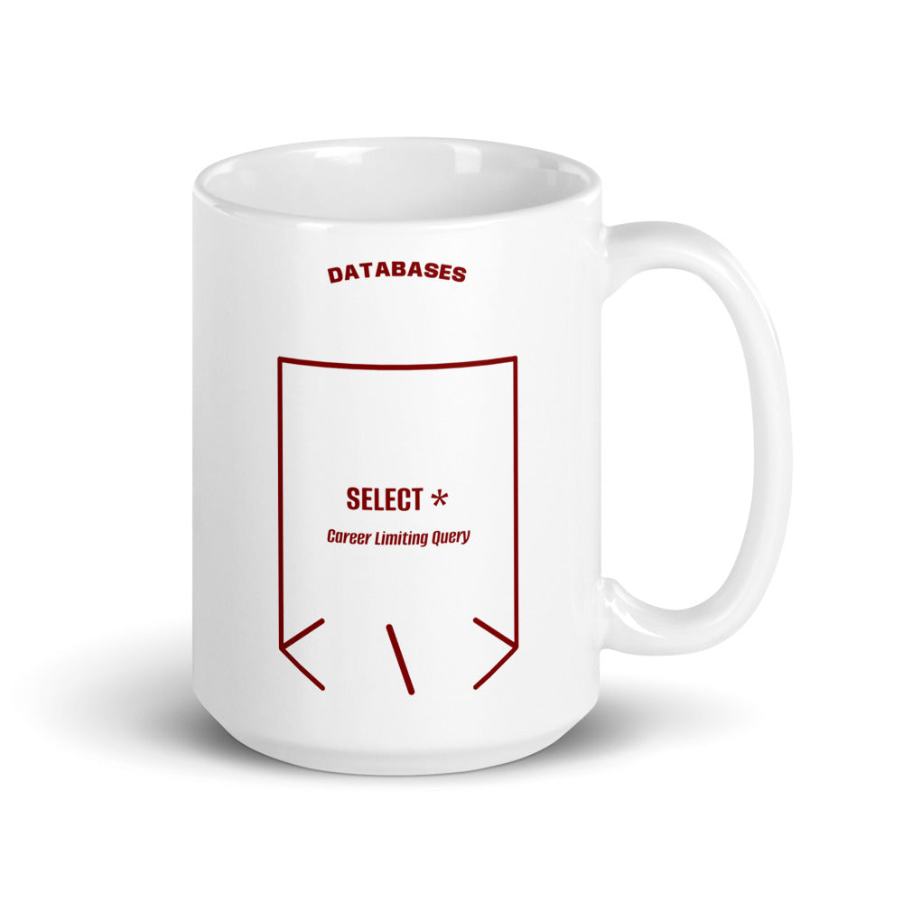 SELECT * — White Maroon back mockup (15 oz)
